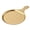 M Round Gold, variant on Stainless Steel Square Round Serving Tray for BBQ Steak Snacks Dishwasher Safe Rustproof Outdoor Camping