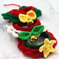 thumbnail image 3 of Reheyre Hand Knitted Woolen Christmas Patterns Collar - Cat Dog Neck Ornaments Pet Scarf, 3 of 8