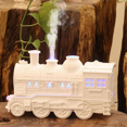 thumbnail image 4 of Mini Train Aromatherapy Diffusers Air Humidifier Mist Maker Fragrance Essential Oil Retro Difusor Remote Control US PLUG, 4 of 9