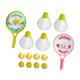 thumbnail image 1 of 2 raquetas de bádminton para niños, para exteriores, con pelota y volante. Contiene 12 bolas, 1 of 9
