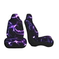 thumbnail image 3 of Sikiie Galaxy Lightning Car Seat Covers 2PCs Front Car Seat Covers Universal fit for Most Cars SUVs and Trucks-2 PCS, 3 of 9