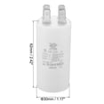 thumbnail image 2 of Uxcell CBB60 8uf Run Capacitor,2Pcs AC450V 4Pin Double Insert for Motor Star 62x30mm, 2 of 5