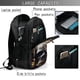 thumbnail image 4 of Balery Gold Pattern Black Skull Mochila con carga USB para hombre y mujer - Mochila impermeable y antirrobo para portátil con puerto USB para viajes, trabajo, estudios y universidad, 4 of 7