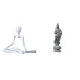 thumbnail image 1 of Figura De Guan Yin, Pensador Abstracto Creativo, Escultura Decorativa única Para La Entrada Del Dormitorio, Regalo De Inauguración De La Casa, Adorno De Buda Femenino Para Estantería,, 1 of 8