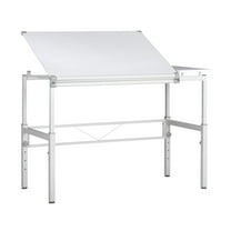 Studio Designs Graphix II White Split Top Crafting Table