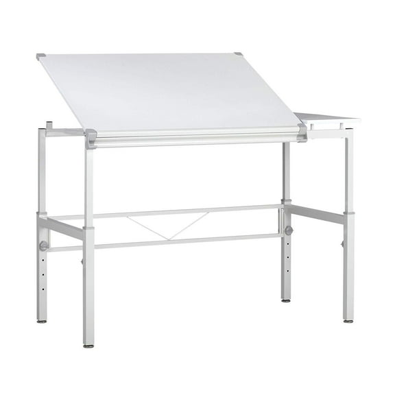 Studio Designs Graphix II White Split Top Crafting Table