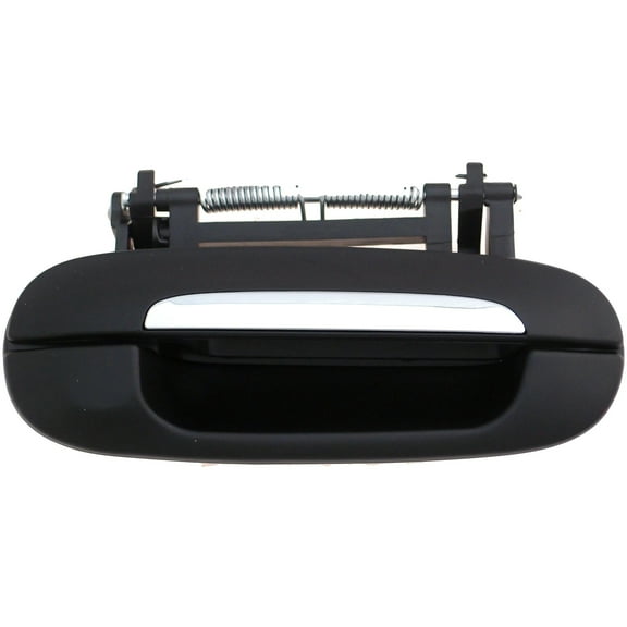 Dorman 83350 Exterior Door Handle for Specific Cadillac Models, Black With Chrome Insert