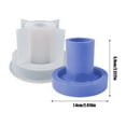 thumbnail image 2 of Epoxy Resin Pigment Aromatherapy Candle Pentagonal Star Hexagonal Circular Ring Candlestick Base Mould, Reusable Casting Epoxy Resin Mould for DIY Decor and Gifts, 2 of 4
