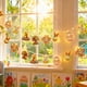 thumbnail image 5 of Guirnalda de luces de Pascua con diseño de conejito y pollito | Decoración navideña LED multicolor de 150 cm para habitación infantil, fiestas e iluminación ambiental festiva de Pascua, 5 of 7