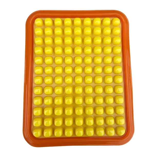 Funda de asiento para caja de pesca, práctico cojín de gel para oficina, camping al aire libre Amarillo