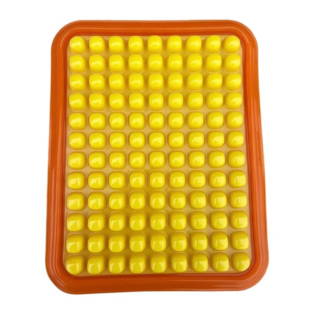 Funda de asiento para caja de pesca, alfombrilla para caja de pesca, ligera, cómoda y portátil, cojín de gel para silla, para el hogar, la oficina y Amarillo
