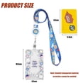 thumbnail image 2 of Lanyard ID Badge, ID Mignon Porte Badge Bobine Rétractable Lourd avec 360 ° Pivotant Boucle clip, 2 of 5