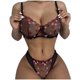 thumbnail image 3 of Gibobby Ropa interior mujer sexy Conjunto de Ropa Interior Sexy para Mujer Lenceria Erotica De Encaje con Cuello Sensual Lenceria Sexy para Mujer(Negro, CH), 3 of 5