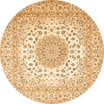 thumbnail image 1 of Ahgly Company Indoor Round Persian Orange Traditional Area Rugs, 5' Round, 1 of 1