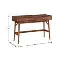 thumbnail image 4 of Lexicon Frolic Wood 2 Drawer Console Table in Brown, 4 of 6