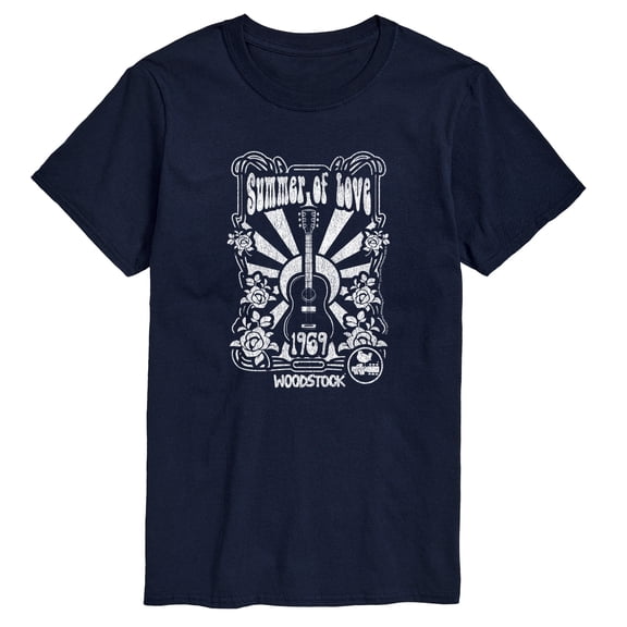 Woodstock - Summer Of Love - Men's Short Sleeve Graphic T-Shirt