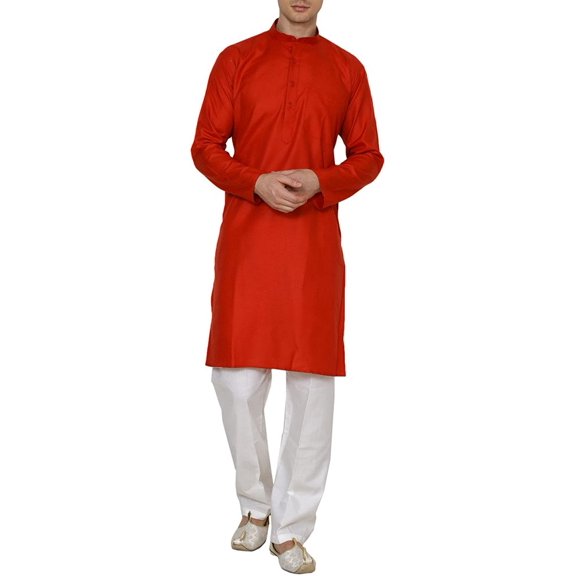 Royal Mens Linen Cotton Kurta Pyjama Set