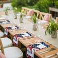thumbnail image 4 of Cloth Napkins Set of 2 - 20x20 Inches, Independence Day Washable Reusable Table Napkins, Blue Red Star American Flag Striped Soft & Absortbent Dining Napkin for Party Wedding Hotel Restaurant, 4 of 8