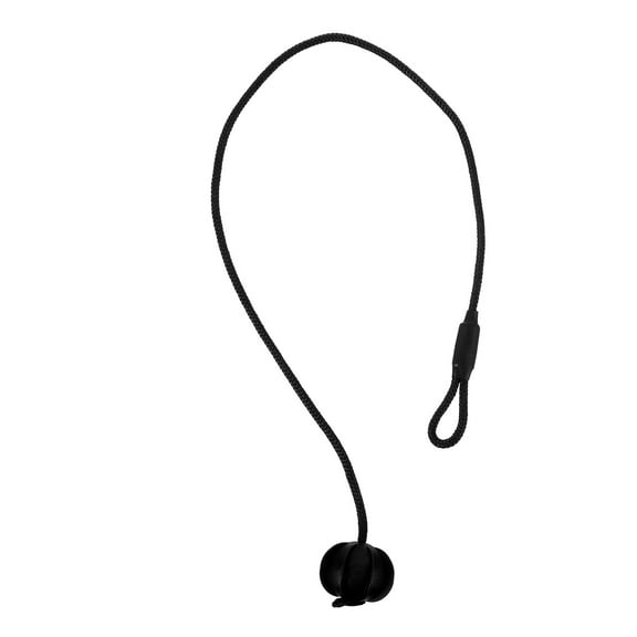 EXHUMKY BERTDOMD 2pcs Black Plastic Hanging Rope Ball for Trunk Lid Holder Organizing Car Accessories