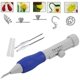 thumbnail image 4 of Aguja mágica, kit de bordado con hilos de 50 colores, 2 lienzos de bordado, juego de agujas y otras herramientas, kit de aguja mágica, 4 of 5