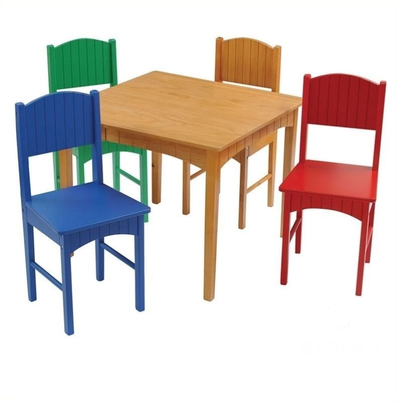 rickey kids 5 piece table & chair set