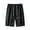 Black#1, variant on JUUYY Summer Shorts for Men Breathable Sports Shorts Loose Fit Casual Solid Half Pants Elastic Waist Drawstring Short Black L