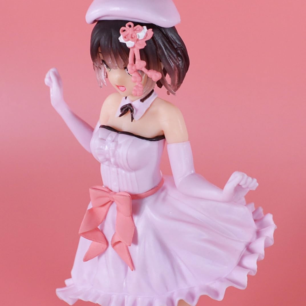 New Saekano: How to Raise A Boring Girlfriend Megumi Kato (White skirt Ver) Character Anime Model Statue Action Figures Desktop Ornament Popular Decorations Fan Souvenirs Creative Gift Collectable