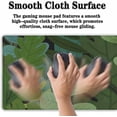 thumbnail image 5 of Full Desk Mat Green Gaming Mousepad XXL, Large Desk Pad for Keyboard and Mouse, Neutral Mouse Pad Waterproof Non-Slip Rubber Base, 35.4" X 15.7" for Work/Game/Office/Home Monstera Leaves Anime, 5 of 6