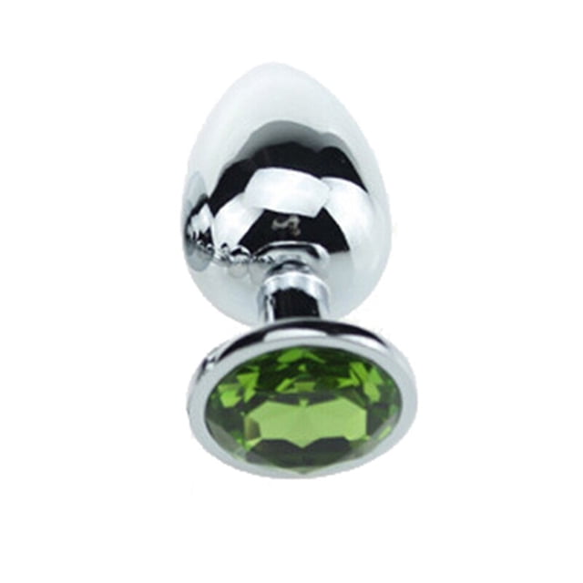 unids/set de tapón de seguridad Anal de Metal de acero inoxidable, cuentas anales médicas, tubo anal, productos impermeables de cristal para adultos, tapón para mujeres Gao Jinjia LED