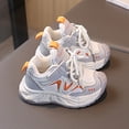 thumbnail image 5 of WNVMWI Toddler Girls Running Sneakers Childrens Walking Shoes with Hook And Loop Kids Casual Sports Shoe Beige Sizs 12, 5 of 5