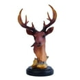 thumbnail image 1 of QTOCIO Figurine de Cerf pour Attraction de Richesse Bureau Résine, 1 of 4