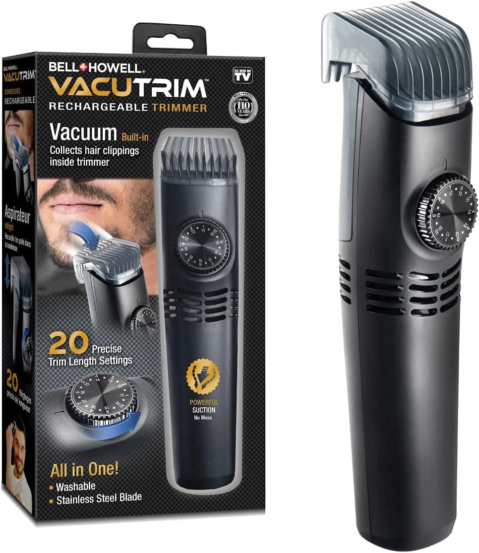 VacuTrim Vacuum Hair Trimmer Rechargeable Shave Cordless Hair Clipper As  Seen On TV 