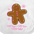 thumbnail image 4 of Inktastic Sugar & Spice Gingerbread Girls Baby Bib, 4 of 4