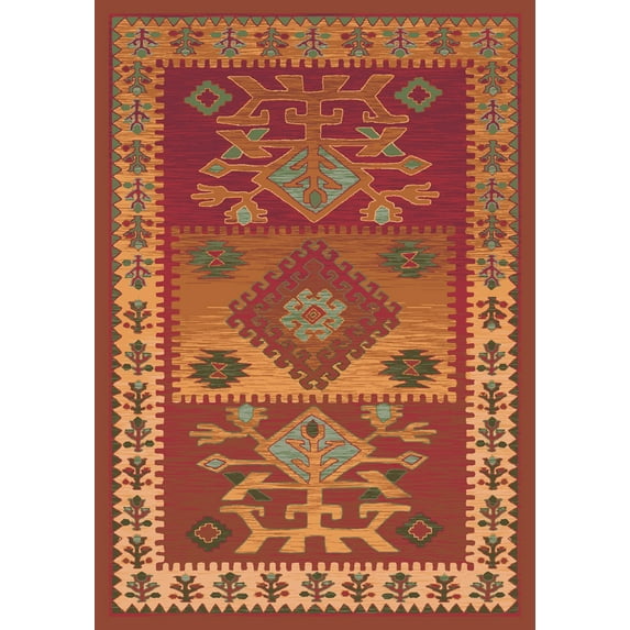 Milliken Pastiche Area Rug AHVAS TOFFEE Ahvas Toffee Diamonds Gradient 2' 1" x 7' 8" Runner