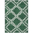 thumbnail image 2 of Addison Rugs Machine Washable Indoor/ Outdoor Chantille Geo Trellis Rug Emerald - 5' x 7'6", 2 of 5