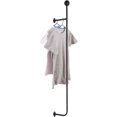 thumbnail image 3 of Modern Metal Display Rack Wall Mounted Coat Racks Hanging Garment Racks (Black), 3 of 8