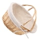 thumbnail image 2 of Willow Wove Woven Cesta de almacenamiento Flower Canasta Cesta de la boda de mano, 2 of 5