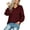 Wine, variant on Aayomet Cardigan For Women Fall Women’s Casual Sweater Pullover Winter Basic Sweatshirt Long Sleeve Cozy Knitted Jumper Tops Loose Fit,Brown S-XXL