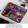 thumbnail image 6 of Graffiti Square Gaming Mouse Pad Desk Mat, 8.3x9.8 Inch, Non-Slip Rubber Bottom, Printed, Suitable for Office and Gaming, 6 of 6