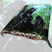 Acrylic Mink Db494 Black Bear Blanket