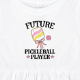 thumbnail image 4 of Inktastic Future Pickleball Player Girls Girls Baby Dress, 4 of 5