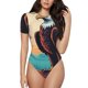 thumbnail image 1 of Balery Cartoon Iceberg Bald Eagle Body de cuello redondo de manga corta para mujer Tops de manga corta Tops básicos-X-Large, 1 of 7