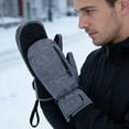 thumbnail image 4 of Insulated Ski Mittens for Extreme Cold Weather Windproof Thermal Gloves Winter Sport Accessories, 4 of 6