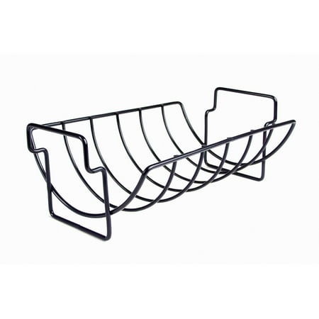 Weber Rib Rack The Charcoal Companion Non-Stick Reversible Roasting/Rib Rack, for Oven, Grill or BBQ, CC3001 ()