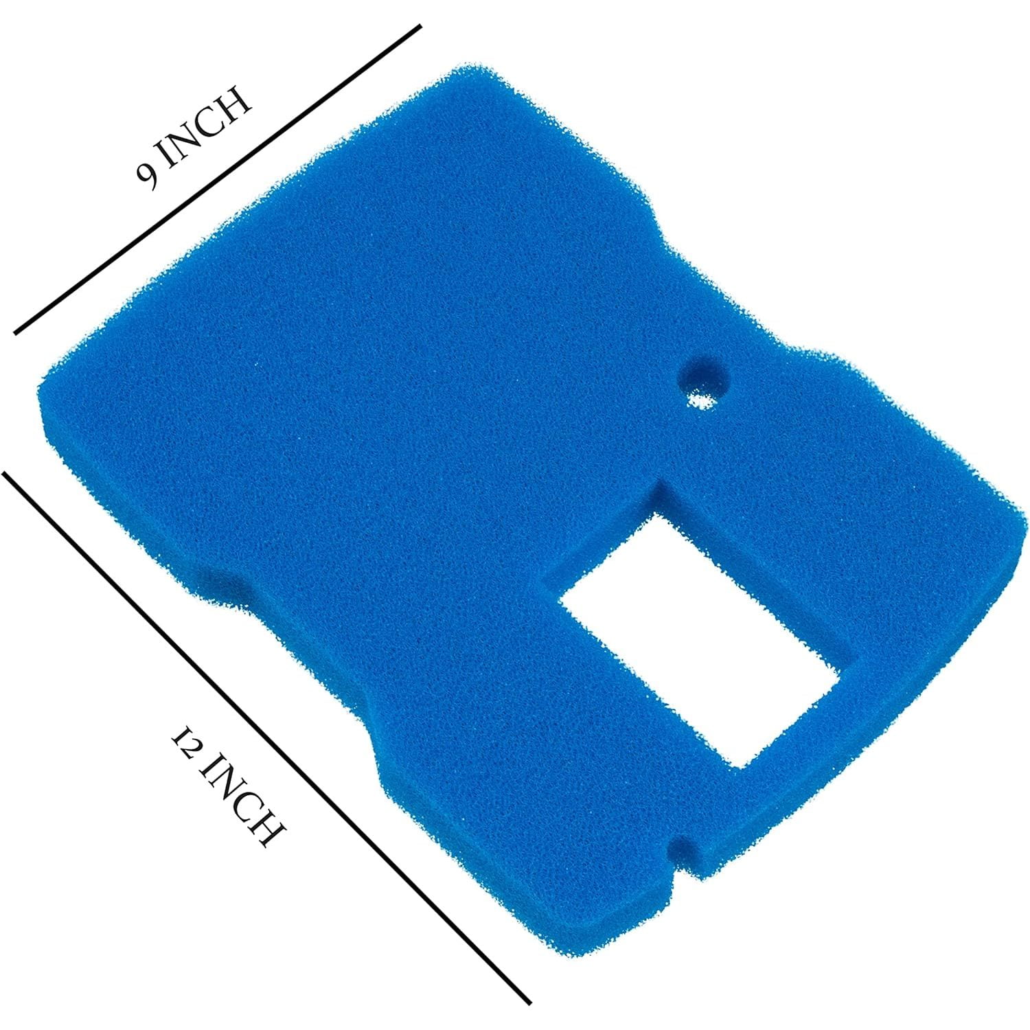 Blaues Filterschwamm-Pad 30x22,9cm - Ersatzfilter Für CUF-6000 Teichpumpe 660 GPH