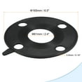 thumbnail image 2 of Uxcell 2.5" DN50 Pipe 4 Bolt Hole Full Face Rubber Flange Gasket Black 10 Count, 2 of 5