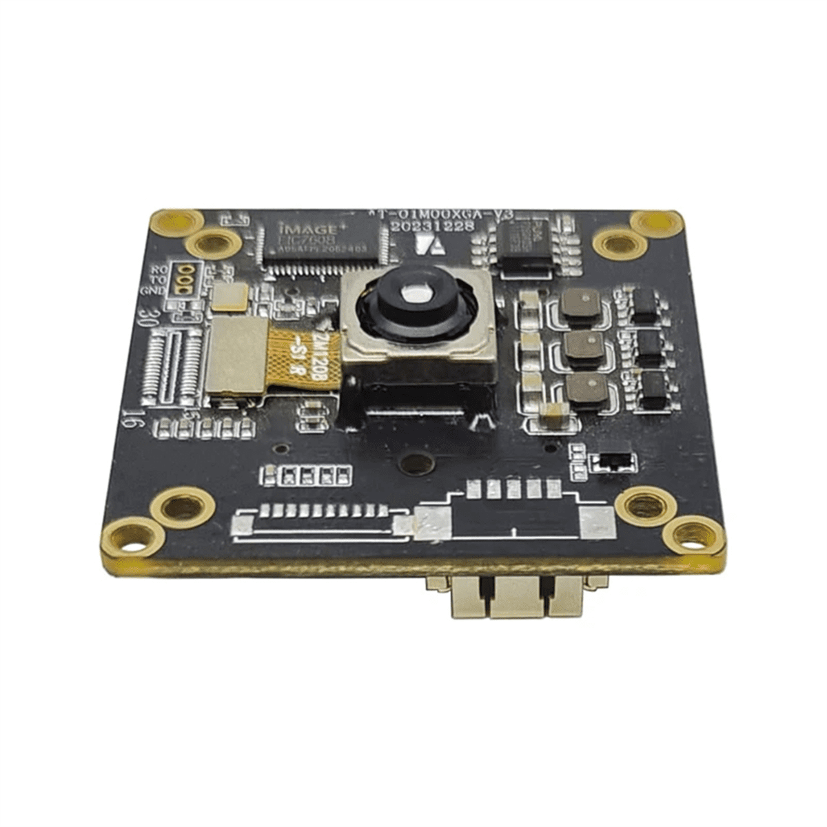 4K 12MP IMX362 Cmos USB3.0 Camera Module PDAF AF Auto Focus 15fps Webcam No Distortion UVC Free Drive Face Recognition,1 * Camera Module 1 * USB cable,Black