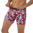 thumbnail image 2 of Sigee Palm Tree Pattern on Red for Men's Boxer Briefs,Moisture Wicking and Breathable Medium, 2 of 9