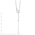 thumbnail image 3 of Sterling Silver 24in Fancy Adjustable Bar Toggle Necklace, 3 of 3