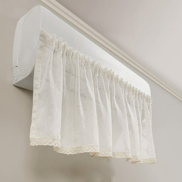 Cqxid Windproof Curtain Under $10 Home & Garden Hangs Wall Mounted Air Conditioner Windscreen Anti Direct Blow Baby Cover Air Deflector Dust Cover Art Air Conditioner Curtain